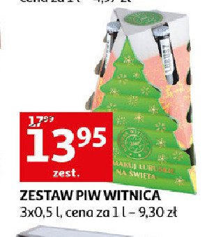 Zestaw piw świąteczny w choince Witnica wesołych świąt promocja