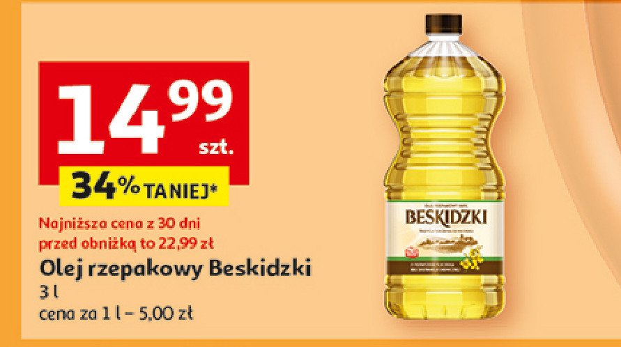 Olej Beskidzki promocja w Auchan