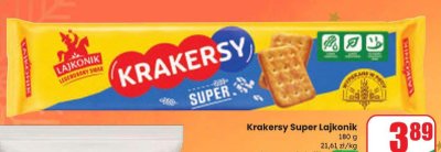 Krakersy Super  promocja w Dino