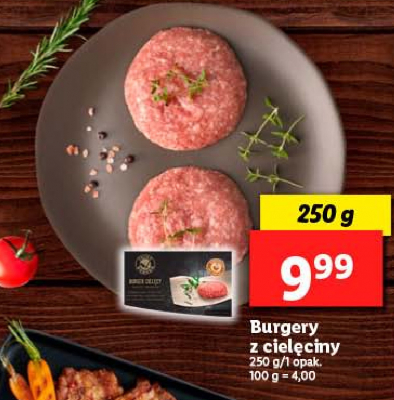 Burgery cielęce Rzeźnik codzienna dostawa promocja