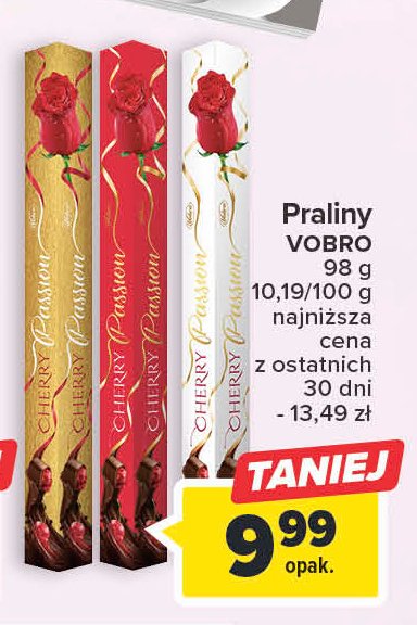Czekoladki cherry roses Vobro promocja