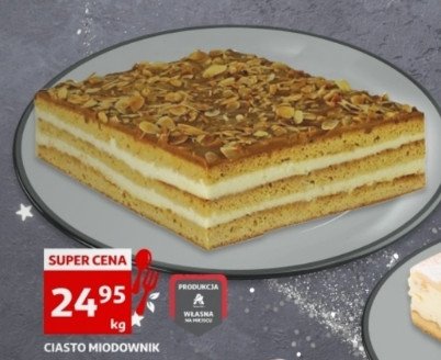 Ciasto miodownik Auchan promocja