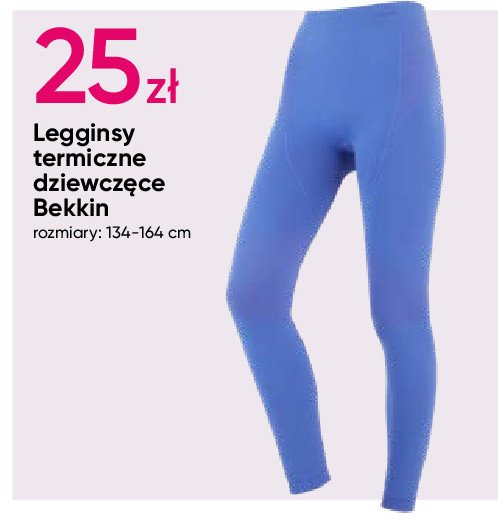 Legginsy termoakrtywne 134-164 Bekkin promocja w Pepco