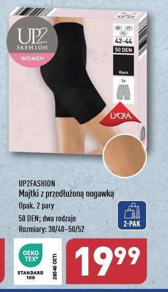 Majtki z przedłużoną nogawką rozm. 38/40-50/52 Up2fashion promocja