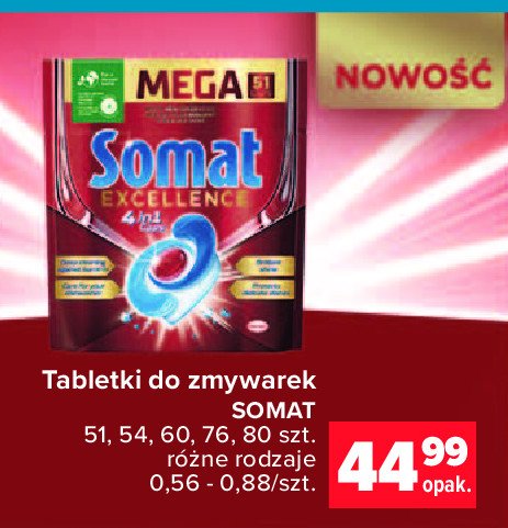 Tabletki do zmywarek Somat standard tabs promocja