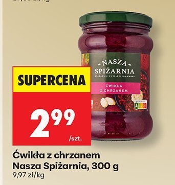Ćwikła z chrzanem Nasza Spiżarnia promocja w Biedronka
