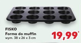 Forma do muffin fisko promocja