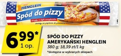Spód do pizzy amerykański Henglein promocja w ABC