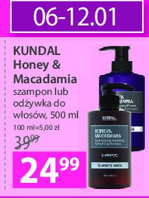 Szampon do w艂os贸w pink grapefruit Kundal honey & macadamia promocja