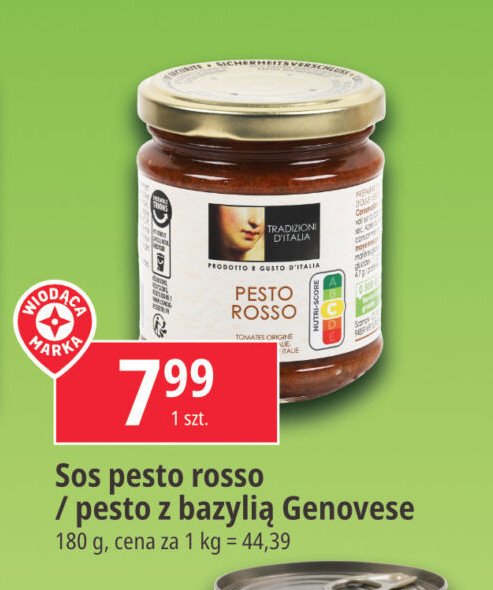 Pesto a la genoise TRADIZIONI D'ITALIA promocja