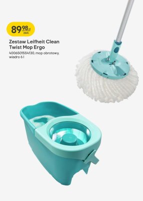 Mop obrotowy Zestaw Clean Twist Mop Ergo promocja w Castorama