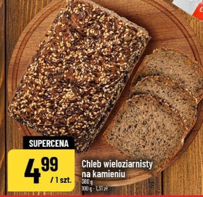 Chleb wieloziarnisty na kamieniu POLOmarket promocja w POLOmarket