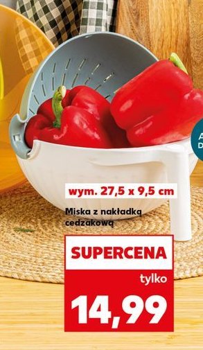 Miska z nakładką cedzakową promocja