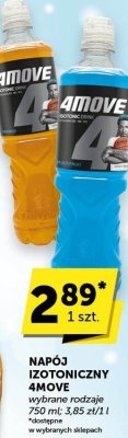 Napój izotoniczny 4move wybrane rodzaje promocja w Euro Sklep