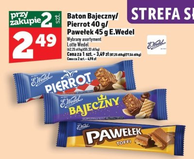 Baton Pierrot E.Wedel 40g promocja w TOPAZ