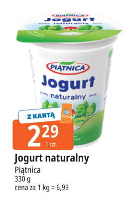 Jogurt naturalny typu greckiego promocja w Leclerc