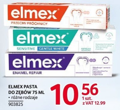 Pasta do zębów Elmex 75 ml promocja w Selgros