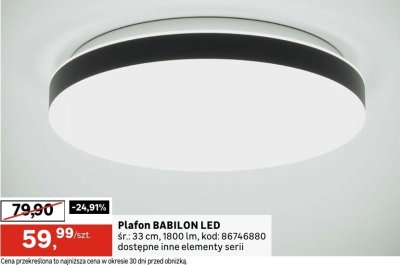Plafon BABILON LED promocja w Leroy Merlin
