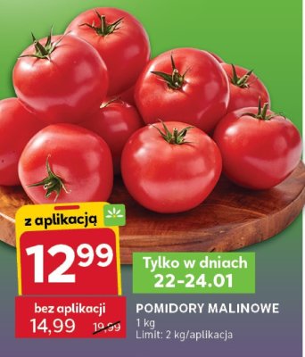 Pomidory malinowe promocja w Stokrotka