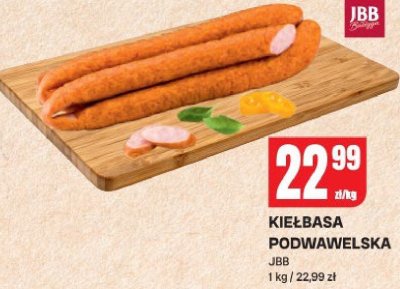 Kiełbasa podwawelska JBB promocja w Chorten
