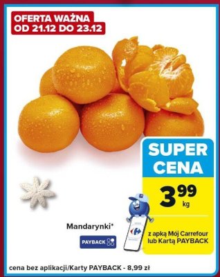 Mandarynki na sok Ryneczek lidla promocja w Carrefour Express