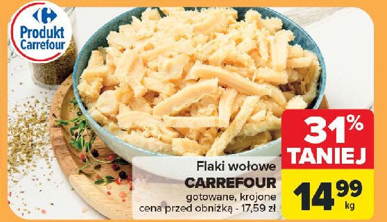 Flaki wołowe Carrefour promocja