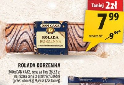 Rolada korzenna Dan Cake promocja w Arhelan