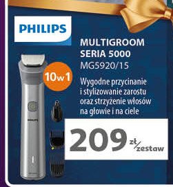 Trymer do stylizacji mg5920/15 multigroom Philips promocja w Auchan