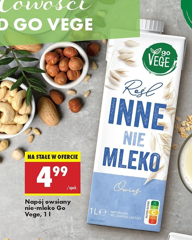 Napój owsiany nie-mleko Govege promocja