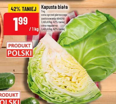 Kapusta biała zasmażana UNAMEL promocja w POLOmarket