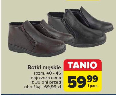 Botki męskie rozm. 40-46 promocja