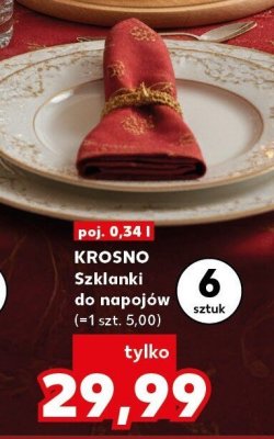 Szklanki do napojów 6 szt. promocja w Kaufland