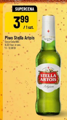 Piwo Stella Artois Coca-Cola HBC 0,33 l but. b-zwr. promocja w POLOmarket
