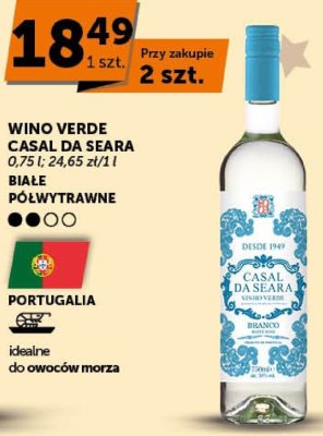 Wino Verde Casal da Seara białe półwytrawne promocja w Groszek