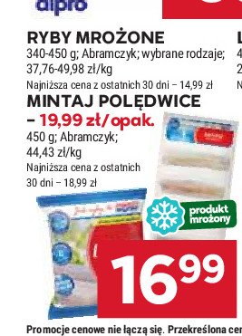 Mintaj polędwice bez skóry Abramczyk promocja