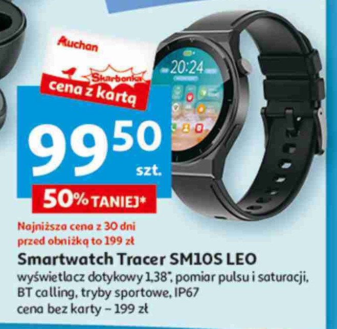 Smartwatch sm10s leo Tracer promocja