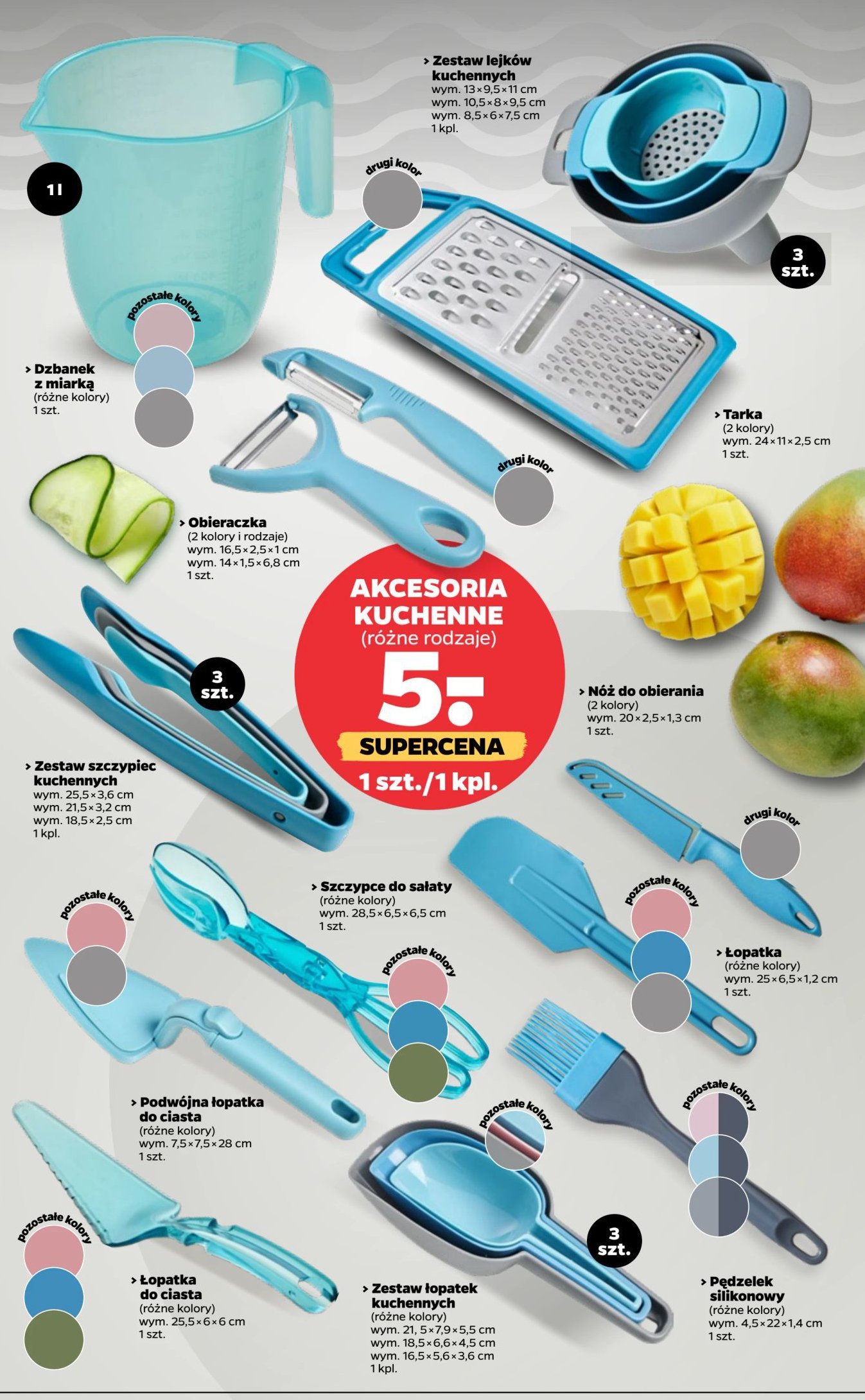 Łopatka podwójna do ciasta promocja w Netto