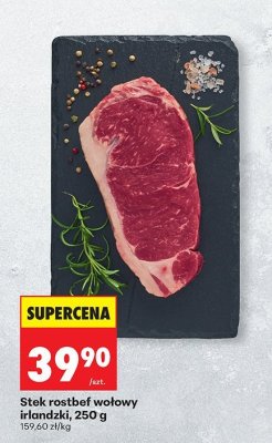 Stek rostbef wołowy irlandzki, 250 g promocja w Biedronka
