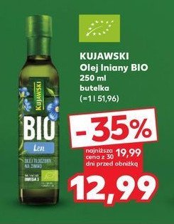 Olej len Kujawski bio promocja w Kaufland