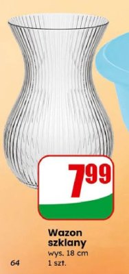 Wazon szklany promocja w Dino
