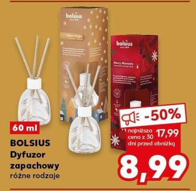 Dyfuzor zapachowy BOLSIUS różne rodzaje promocja w Kaufland
