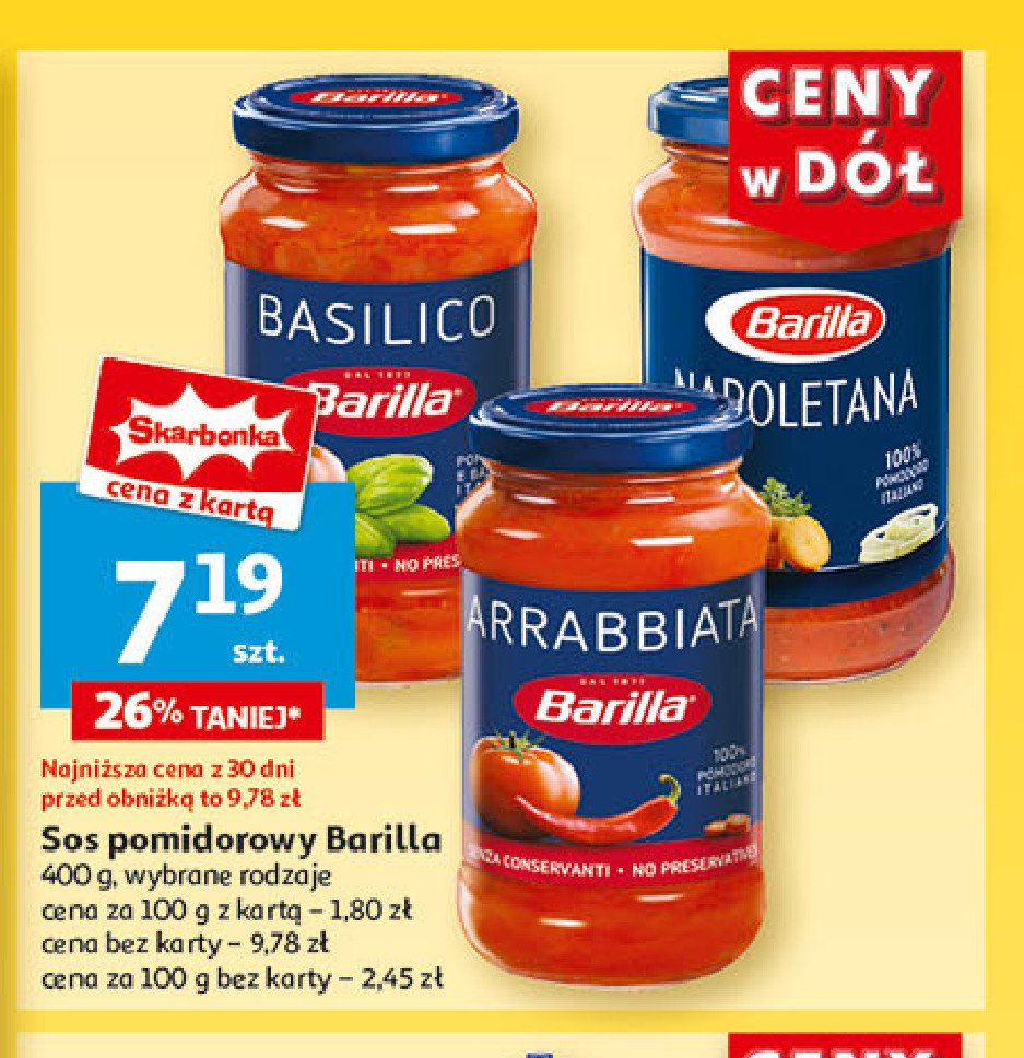 Sos napoletana Barilla promocja