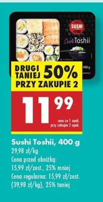 Sushi Toshii - Sushi 4you (Biedronka) promocja