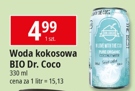 Woda kokosowa DR. COCO promocja