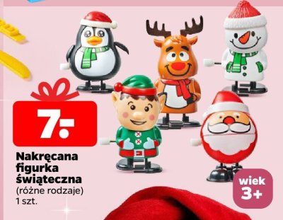 Nakręcana figurka świąteczna różne rodzaje promocja w Netto