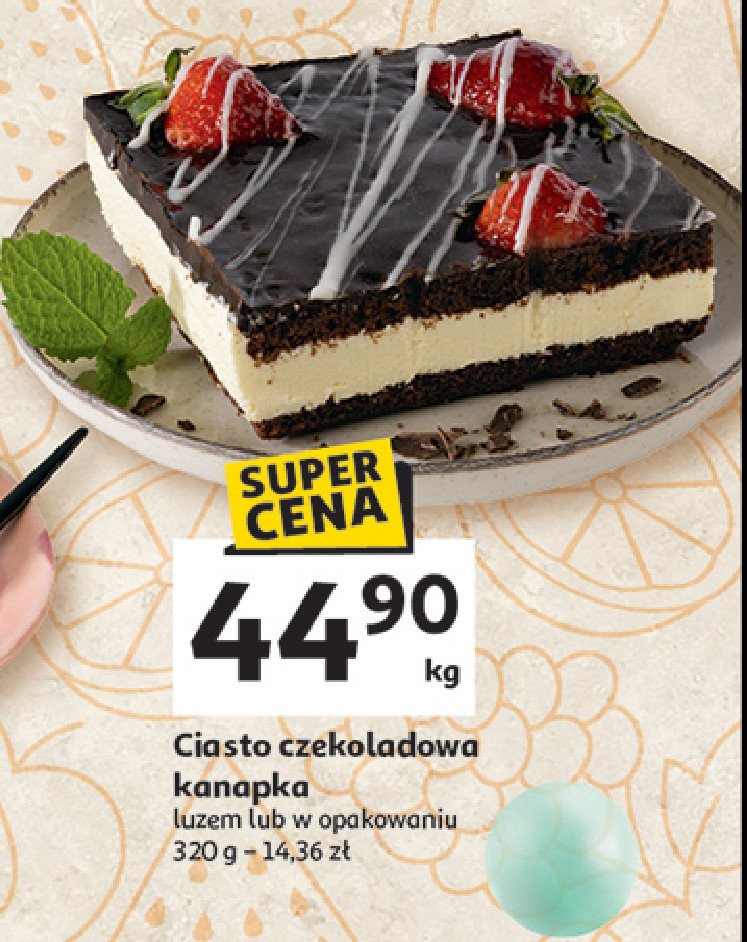 Czekoladowa kanapka promocja w Auchan