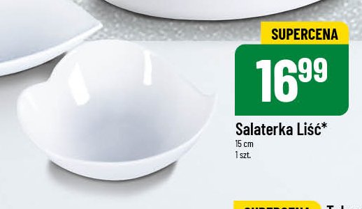 Salaterka liść 15 cm promocja