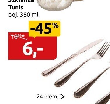 Szklanka Tunis poj. 380 ml promocja w Black Red White