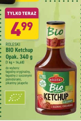 Ketchup łagodny Roleski bio promocja