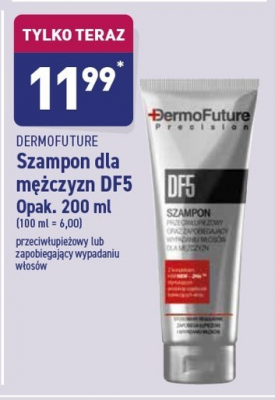 Szampon przeciw wypadaniu włosów przeciwłupieżowy dla mężczyzn Dermo future precision df5 promocja